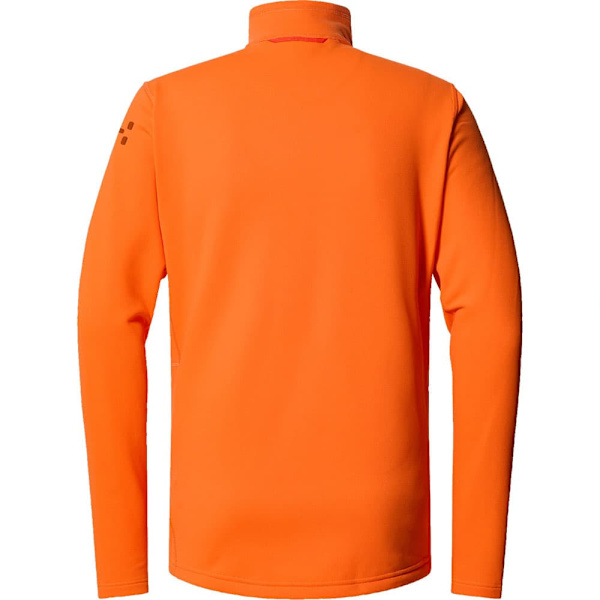 Haglofs Rosson Mid Fleecejakke Med Fuld Lynlås Orange M Mand