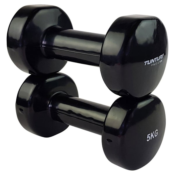 Tunturi Vynil Dumb 5kg 2 Enheder Sort 5 kg