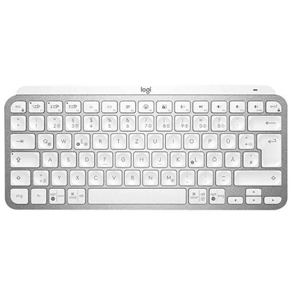 Logitech Trådlöst Tangentbord Mx Keys Mini Silver German QWERTZ Grå