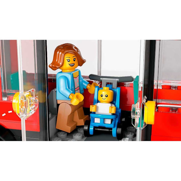 Lego Red Double Decker Tourist Bus Byggespil