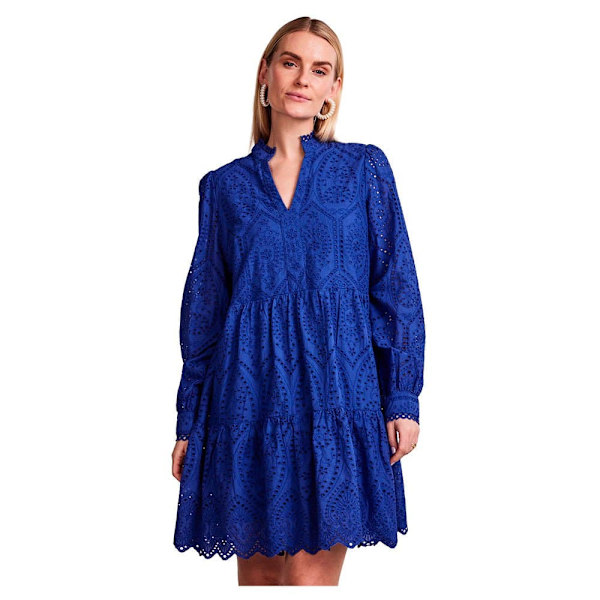 Yas Langærmet Kjole Holi Blå 2XL Kvinde