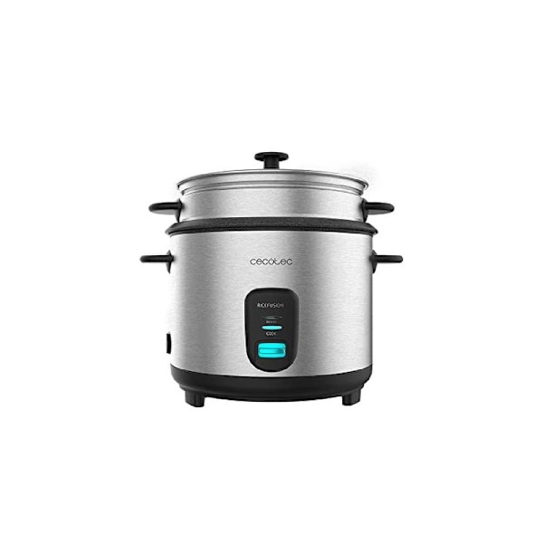 Cecotec Ricefusion 7000 Riskoger I Rustfrit Stål 700 W. Kapacitet 1.8 Liter Sort One Size / EU Plug