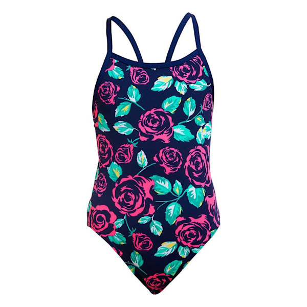 Funkita Single Strap Baddräkt Flerfärgad 8 Years Flicka