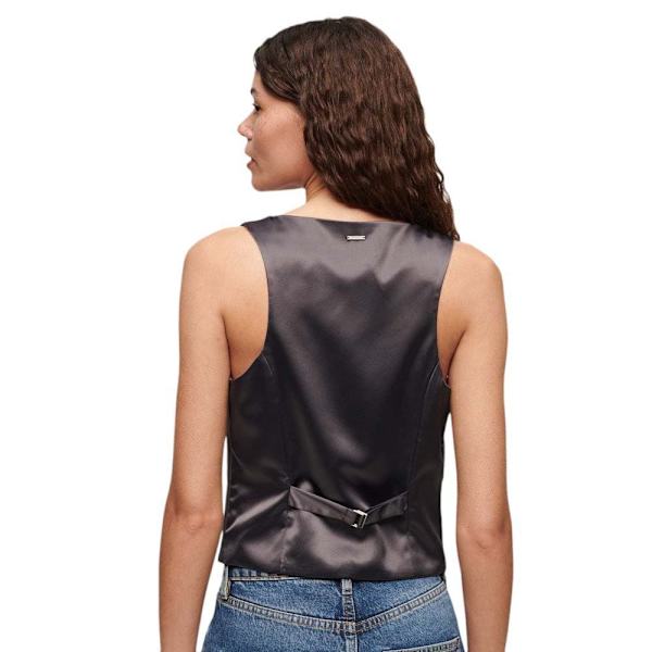 Superdry Satin Back Liivi Harmaa L Nainen