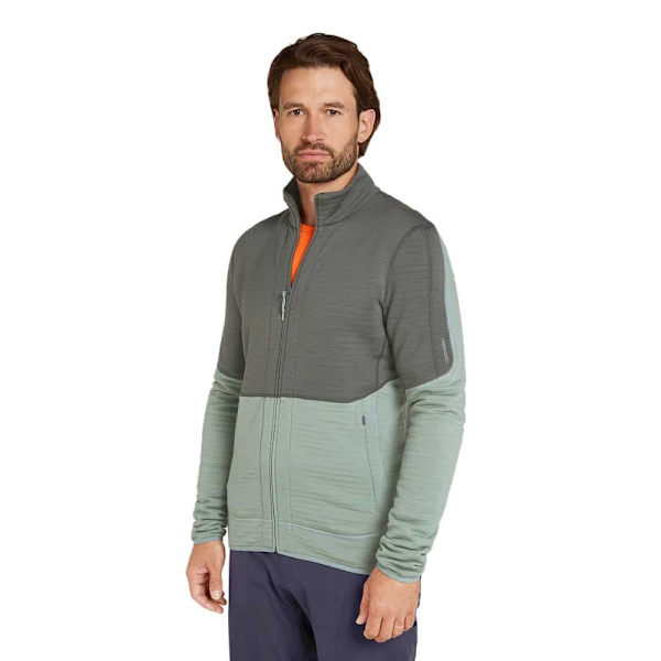 Icebreaker Merino 400 Realfleece Descender Sweatshirt Med Dragkedja  M Man