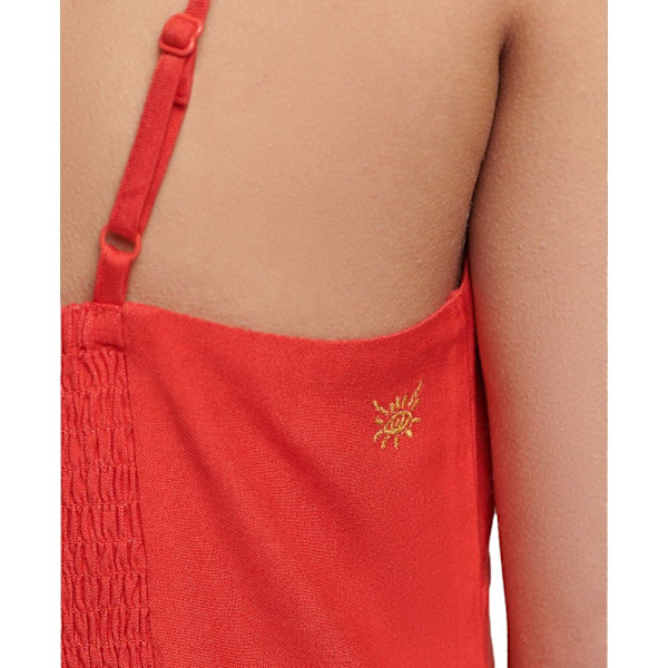 Superdry Kjole Vintage Cami Mini Rød XS Kvinde