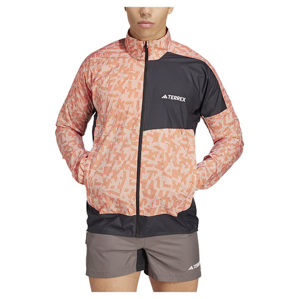Adidas Trail Wind Jakke Beige,Sort XL Mand