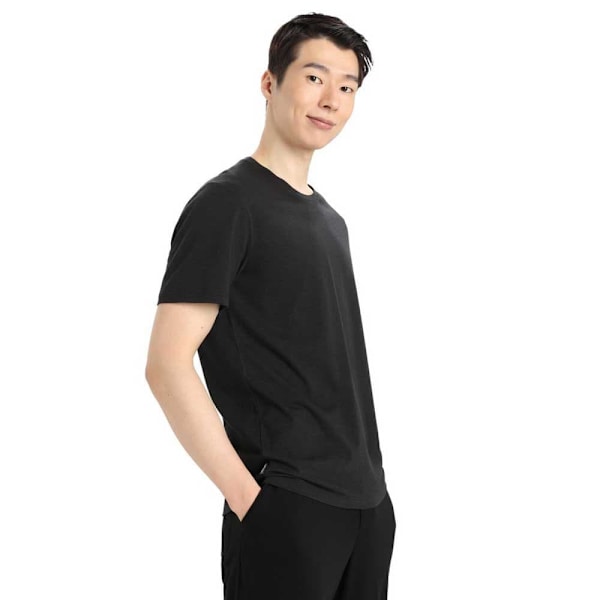 Icebreaker Kortærmet T-shirt Central Classic Sort L Mand
