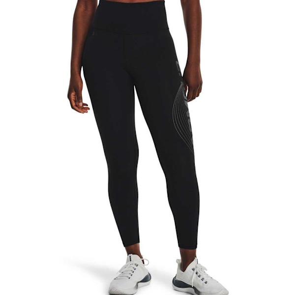 Under Armour Leggings Motion Branded 7/8 Sort S / Regular Kvinde