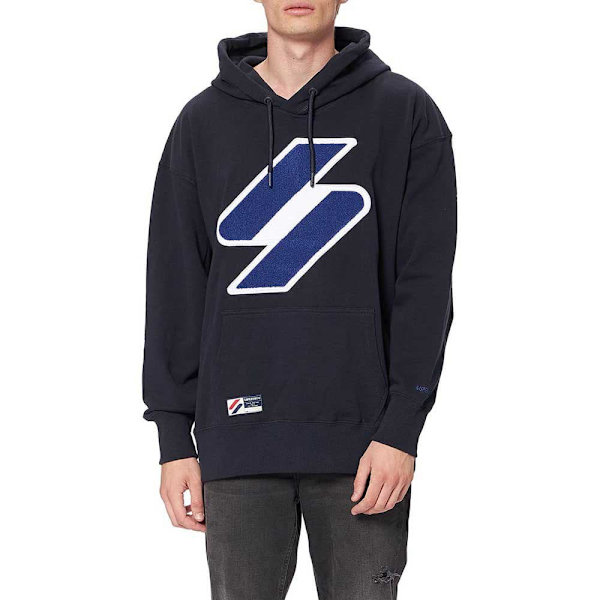Superdry Luvtröja Code Logo Che Os Blå XS-S Kvinna