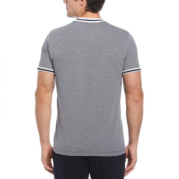 Original Penguin Micro Birdseye Piqueue T-shirt Med Korta ärmar Blå M Man