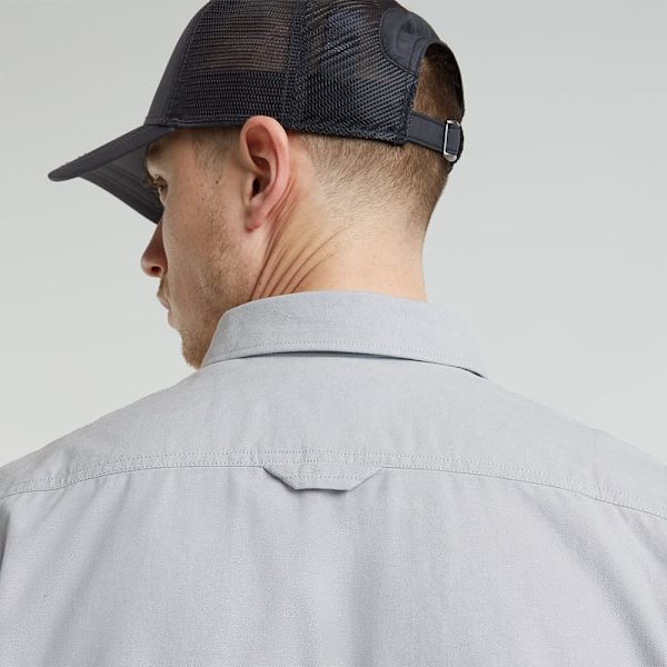 G-star Cpo Regular Fit Skjorte Med Lange ærmer Blå S Mand