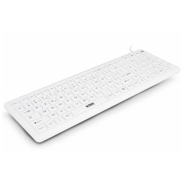 Urban Factory Tvättbart Tangentbord Ip68 Vit Spanish QWERTY Vit