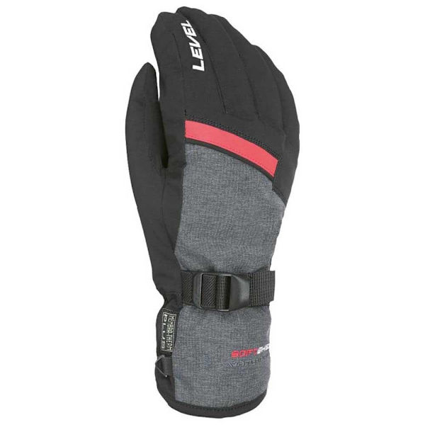 Level Handskar Hero Svart,Grå XL Man