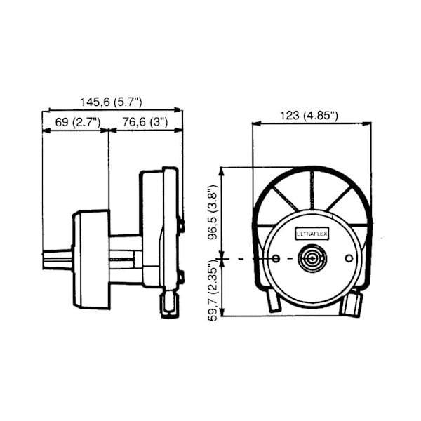 Ultraflex Styrsystem T67 Silver
