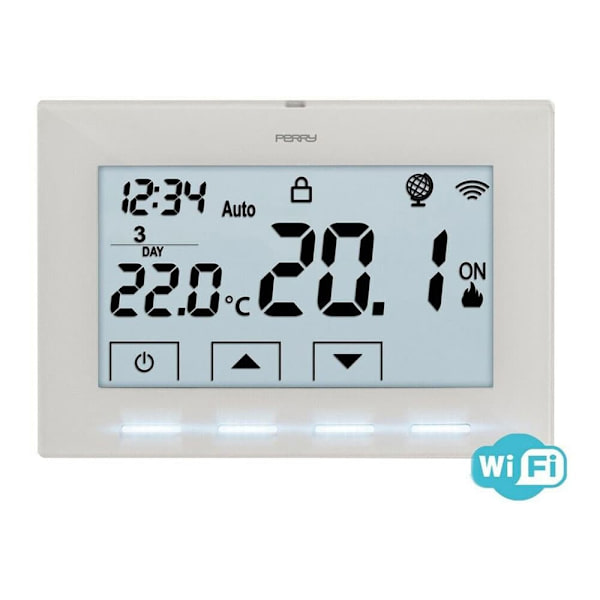 Perry Wifi-kronotermostaatti 230v