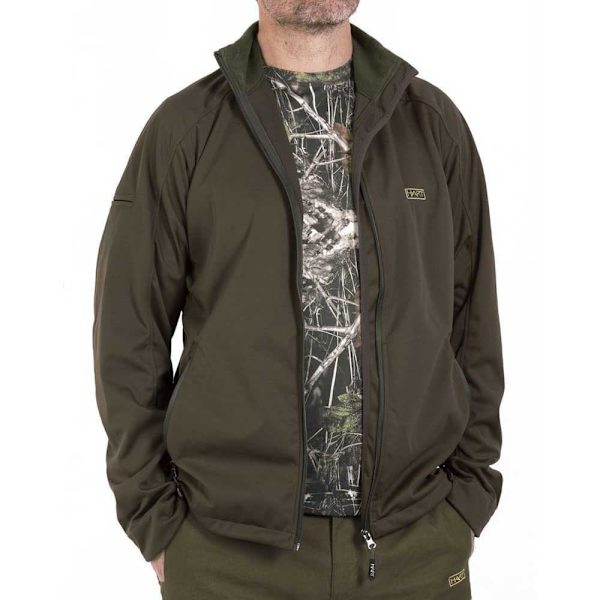 Hart Hunting Sweatshirt Med Fuld Lynlås Gorosta Soft Shell Grøn M
