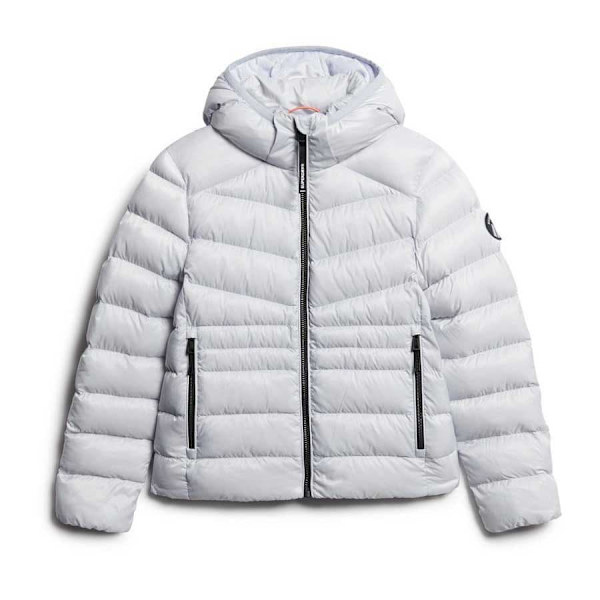 Superdry Fuji Quilt Padded Jacka Vit XS Kvinna