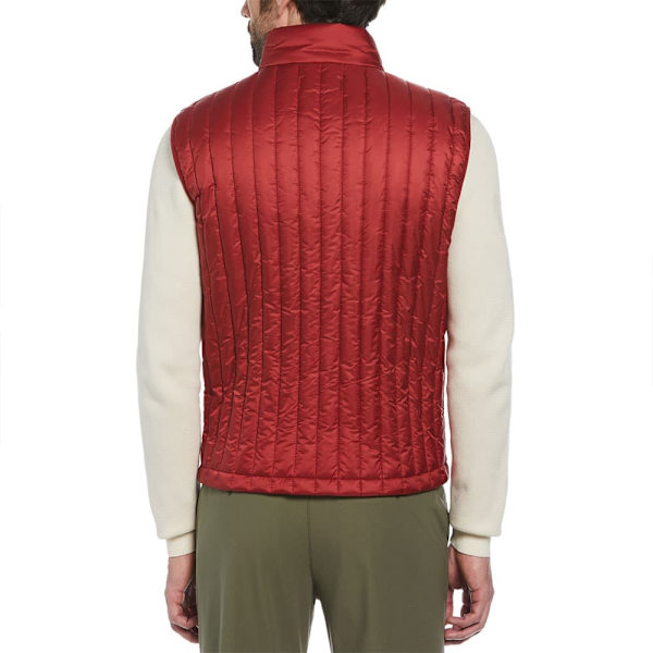 Original Penguin Rec Fill Vertical Quilted Väst Röd L Man