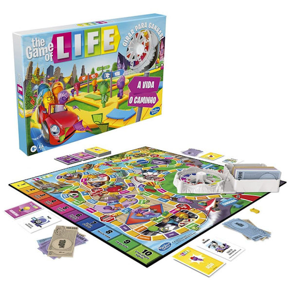 Hasbro Brädspel The Game Of Life Versión Portugués Flerfärgad