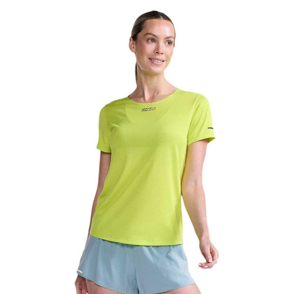 2xu Kortärmad T-shirt Light Speed Tech Gul S Kvinna