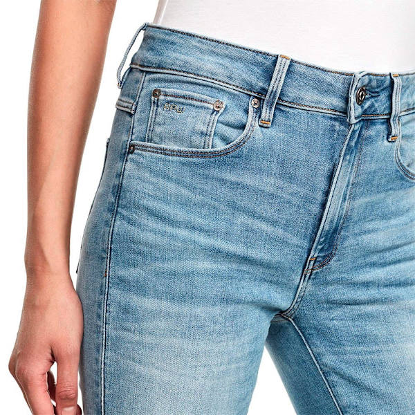 G-star Jeans 3301 High Waist Skinny Blå 29 / 30 Kvinna
