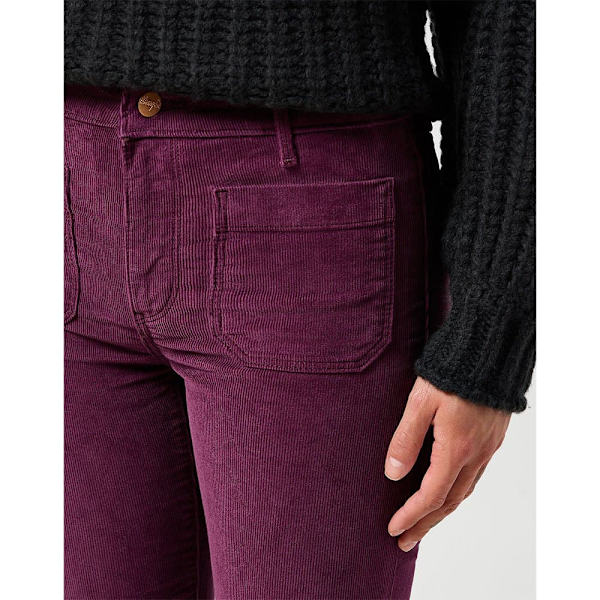 Wrangler Flare Jeans Lila 29 / 32 Kvinna