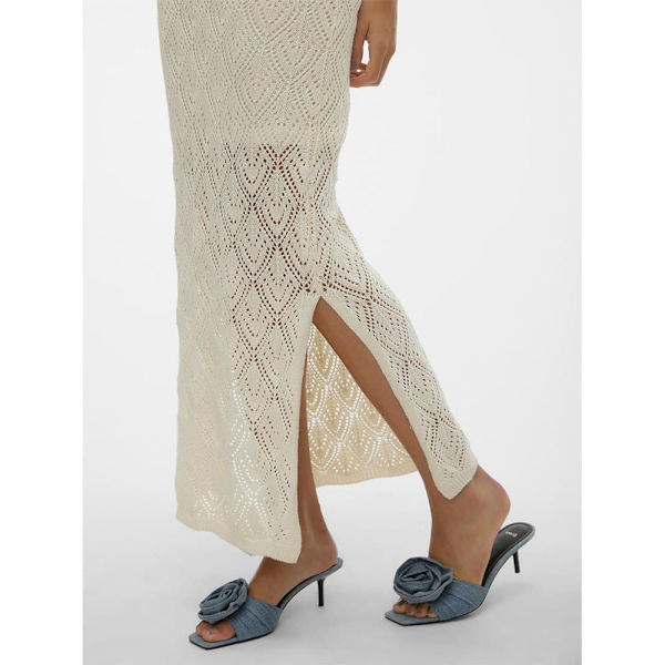 Vero Moda Riviera ärmlös Långklänning Beige L Kvinna