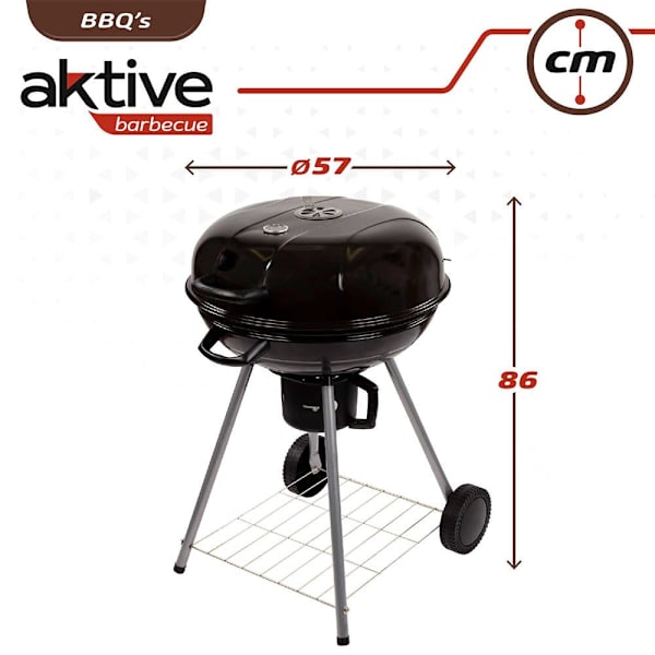 Aktive Grill 57x86 Cm Sort