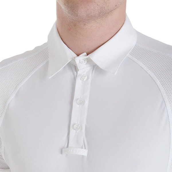 Equestro Kortærmet Polo Buttons 1/2 Mesh  XS