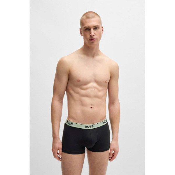 Boss Power 10260726 Boxers 3 Enheder Sort S Mand
