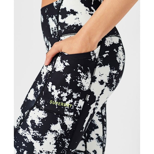 Superdry Run 7/8 Tight Svart XS Kvinna
