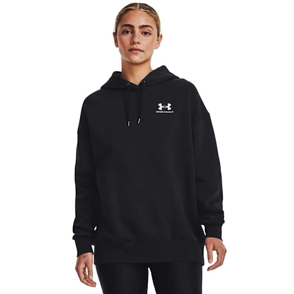 Under Armour Hættetrøje Essential Fleece Os Sort L Kvinde