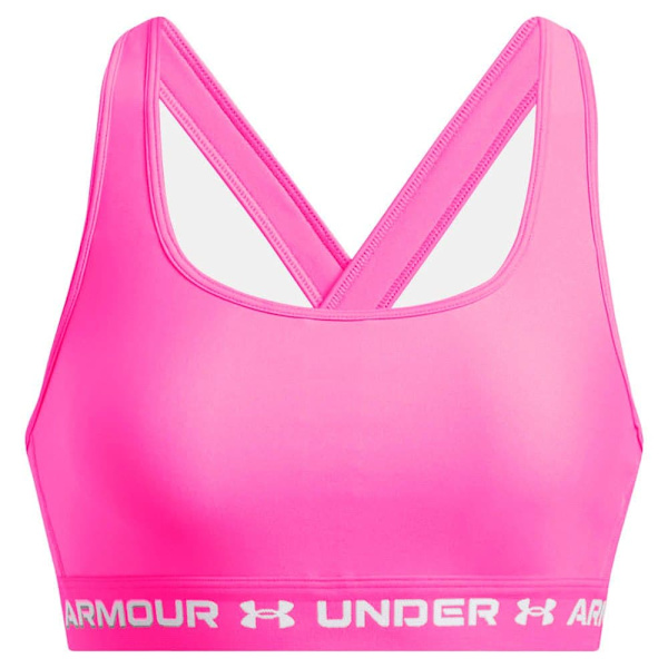Under Armour Crossback Sport-bh Medium Stöd Rosa XS Kvinna