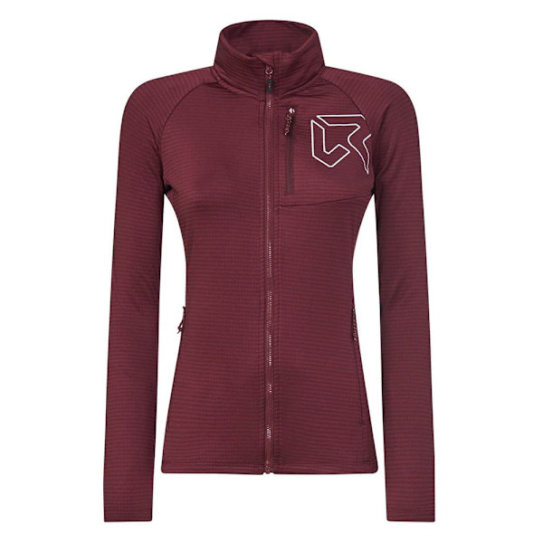 Rock Experience Arrows Mock Neck Fleecejakke Med Fuld Lynlås Lilla M Kvinde