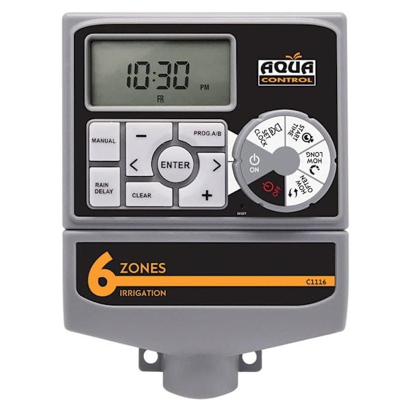 Aqua Control 74557 6 Zon Programmerare Grå