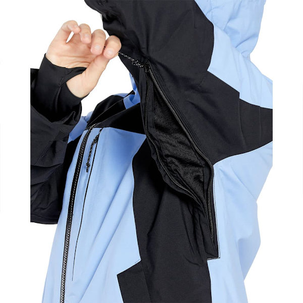Volcom 3d Stretch Gore Jacka Blå XL Kvinna