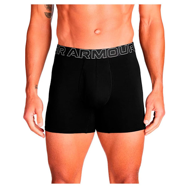 Under Armour Performance Cotton 6´´ Boxerit 3 Yksiköt Musta XL Mies