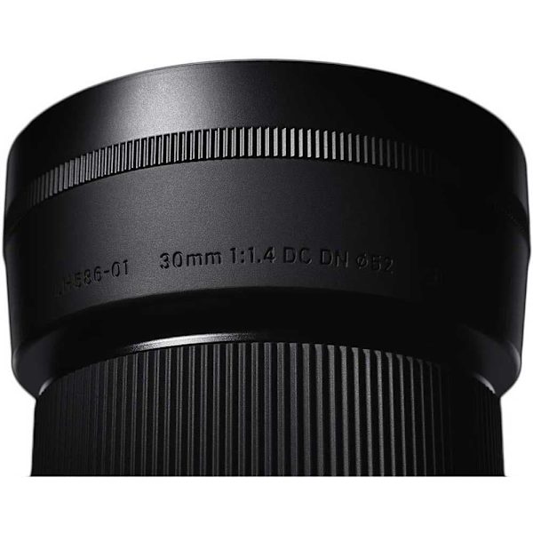 Sigma Photo Linse Dc Dn C L-m 30 Mm F/1.4 Sort