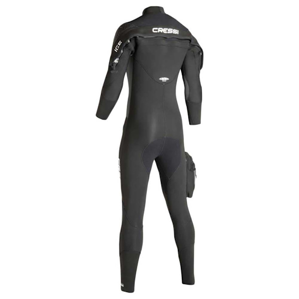 Cressi Ice 2024 7 Mm Halvtør Dragt Sort XS