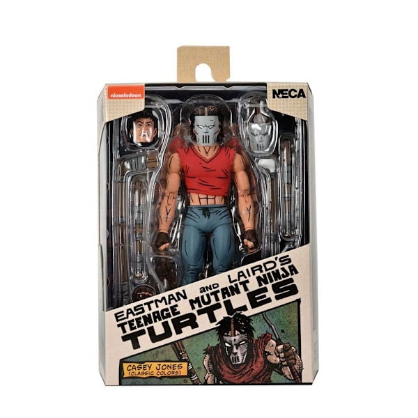 Neca Casey Jones-figur I Teenage Mutant Ninja Turtles Med Rød Skjorte 18 Cm