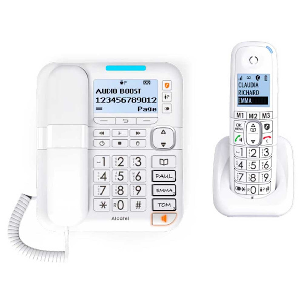Alcatel Fastnet Telefon Xl785 Hvid