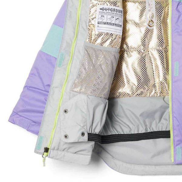 Columbia Regnjacka Med Full Dragkedja Mighty Mogul™ Ii Lila L Pojke