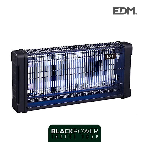 Edm Dræbe Insekter 2x15w Sort