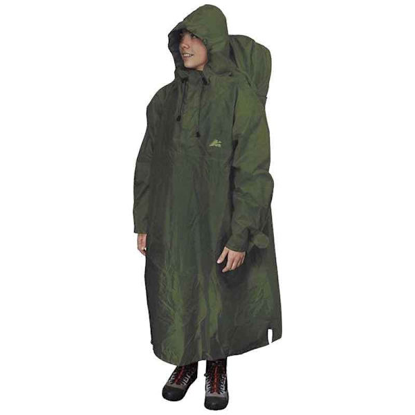 Marsupio Vandtæt Poncho Logo Grøn XL Mand