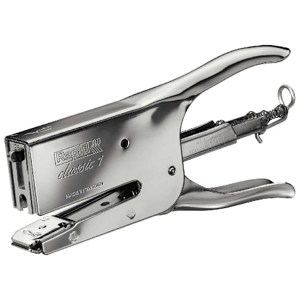 Rapid Stapler Stainless K1 Hopeinen