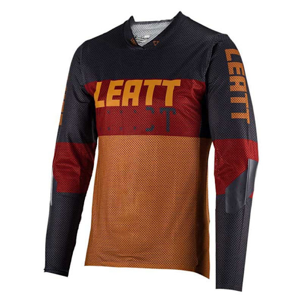 Leatt Gravity 4.0 Langærmet Enduro-trøje Orange,Sort S Mand