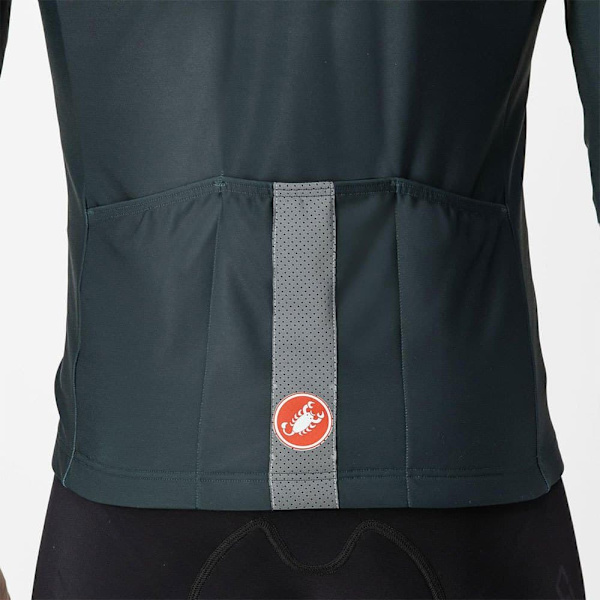 Castelli Långärmad Tröja Tutto Nano Ros Grå M Man