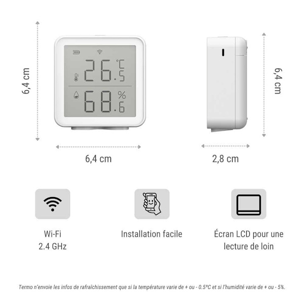 Konyks Termo Smart Termostat Durchsichtig