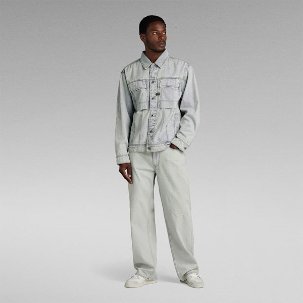 G-star D24332-d536 Denimjakke Grå S Mand